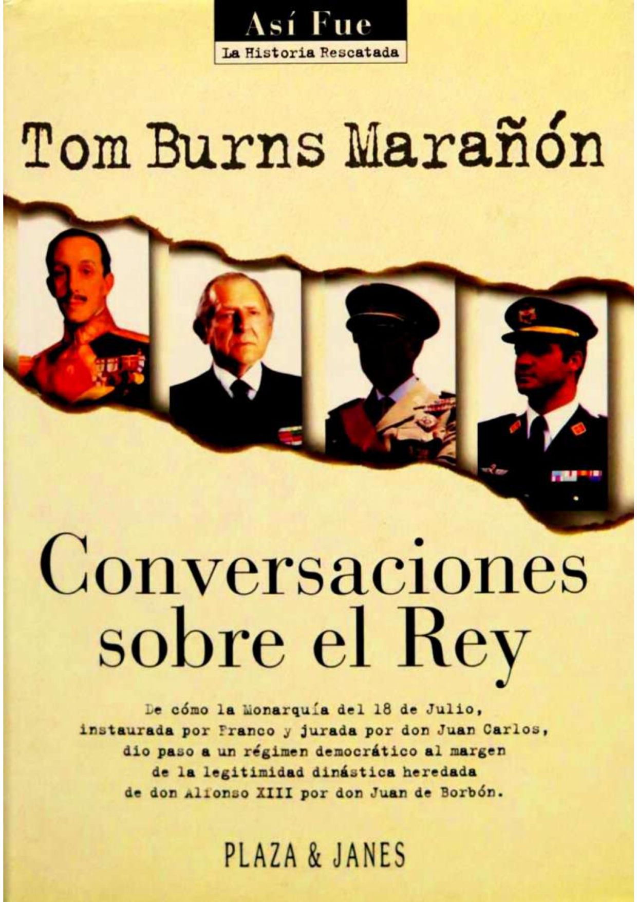 Portada de CONVERSACIONES SOBRE EL REY