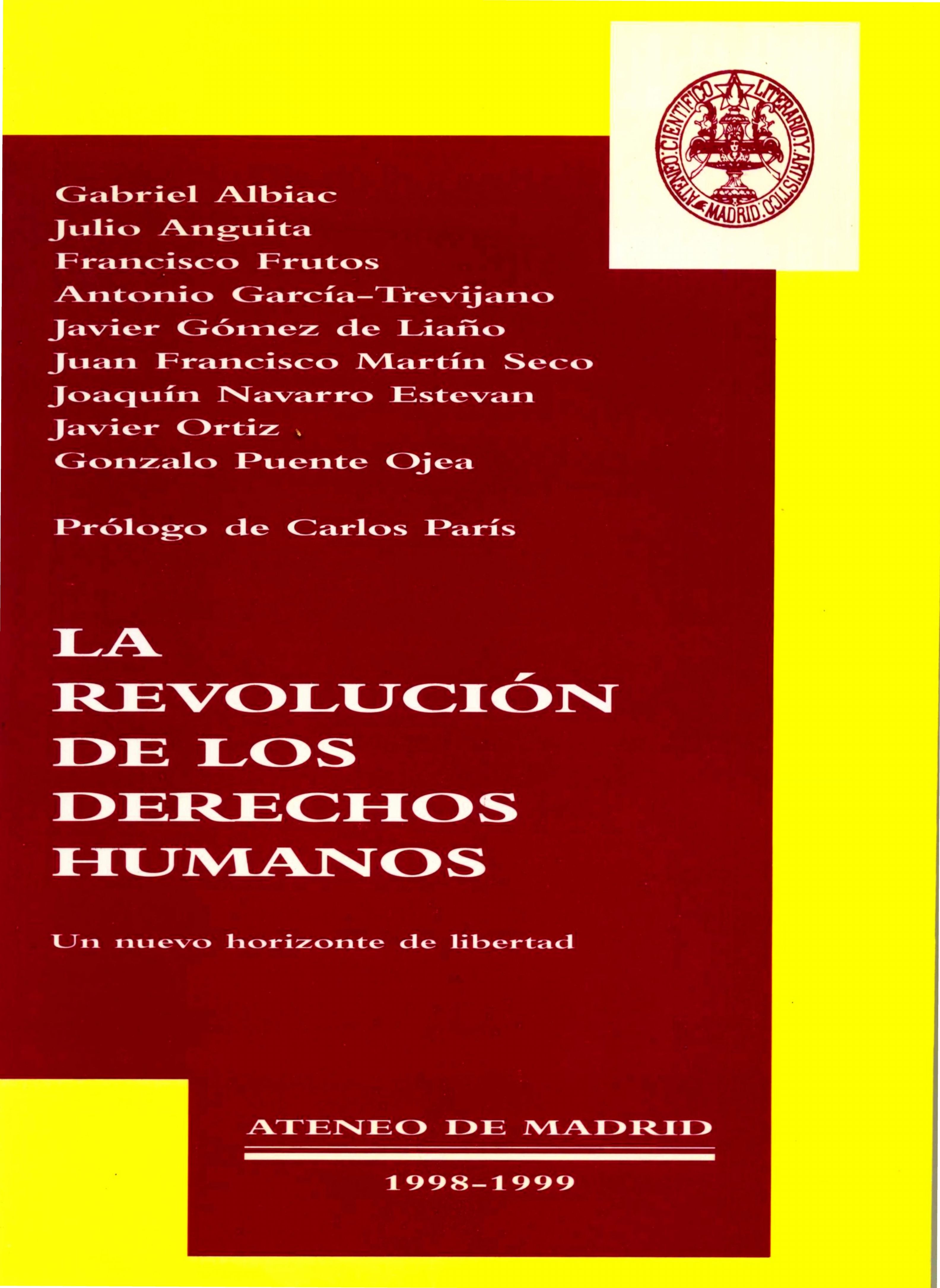 Portada de ATENEO. CONFERENCIA DERECHO A LA DIGNIDAD